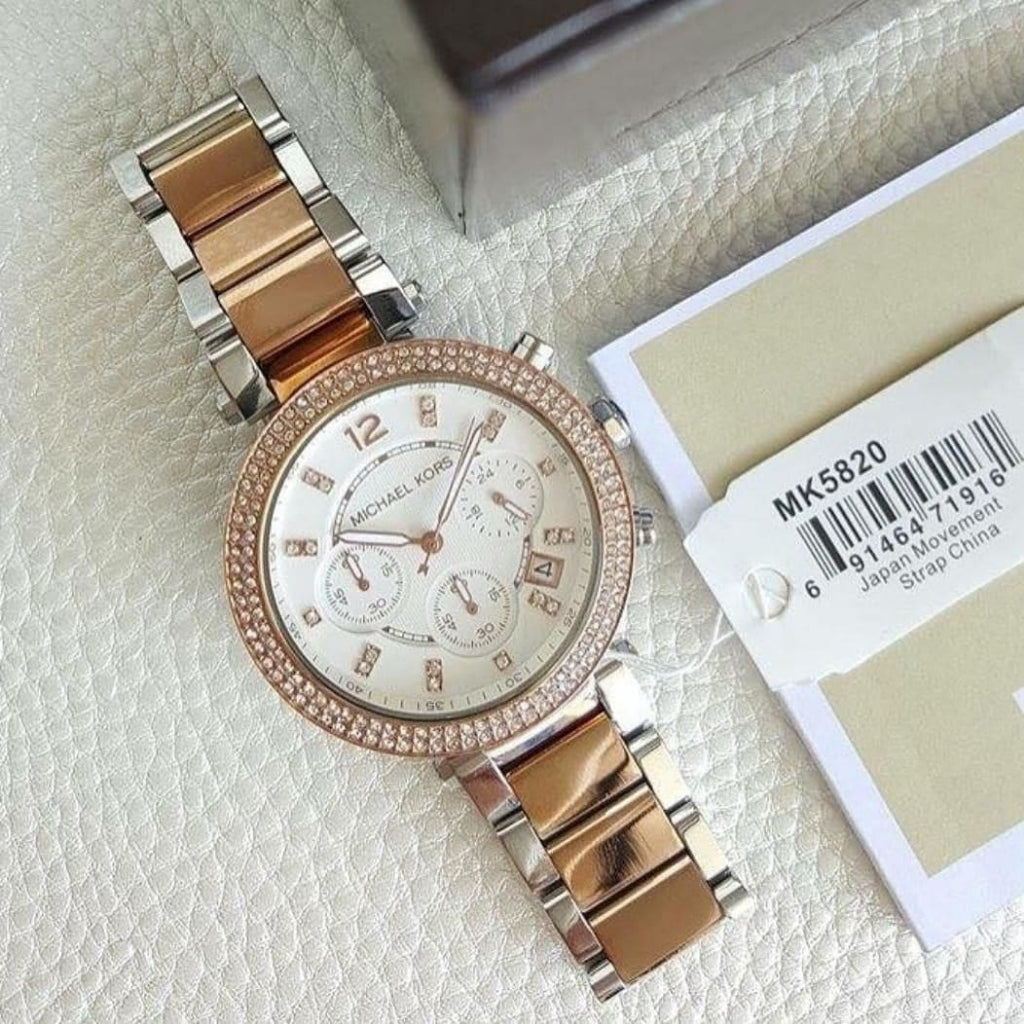 Buy Michael Kors Womens Quartz Stainless Steel White Dial Watch - Mk5820 in Pakistan