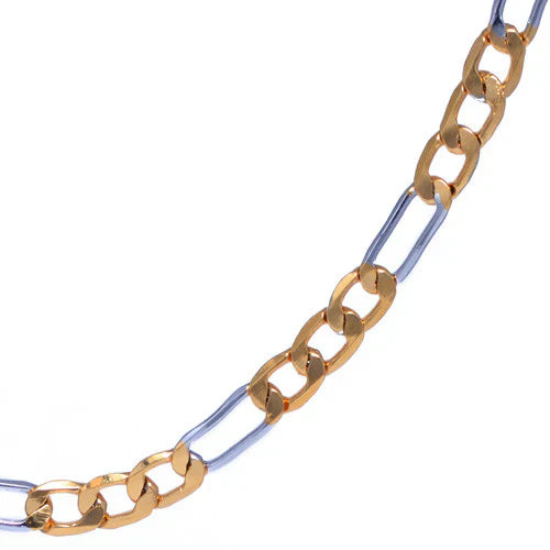 Buy Dual Tone Figaro Chain 2MM in Pakistan