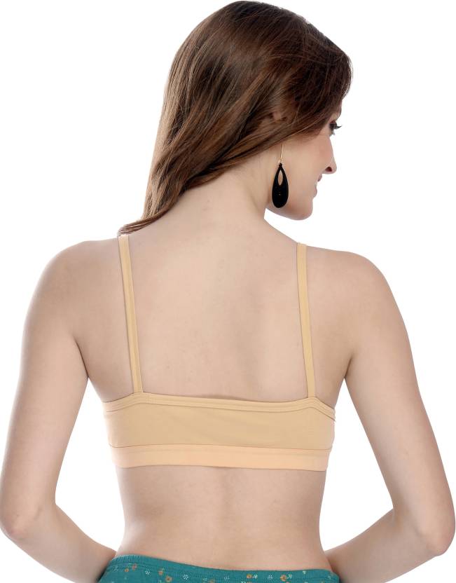 Buy Cotton Non Padded Wireless Cami Teenage bra in Pakistan