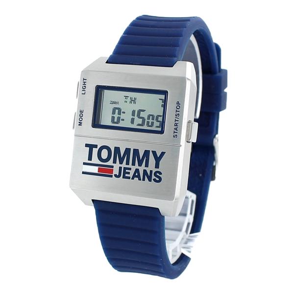 Buy Tommy Hilfiger Mens Digital Silicone Strap Silver Dial 32mm Watch - 1791673 in Pakistan