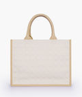 Buy Off-white box tote bag in Pakistan