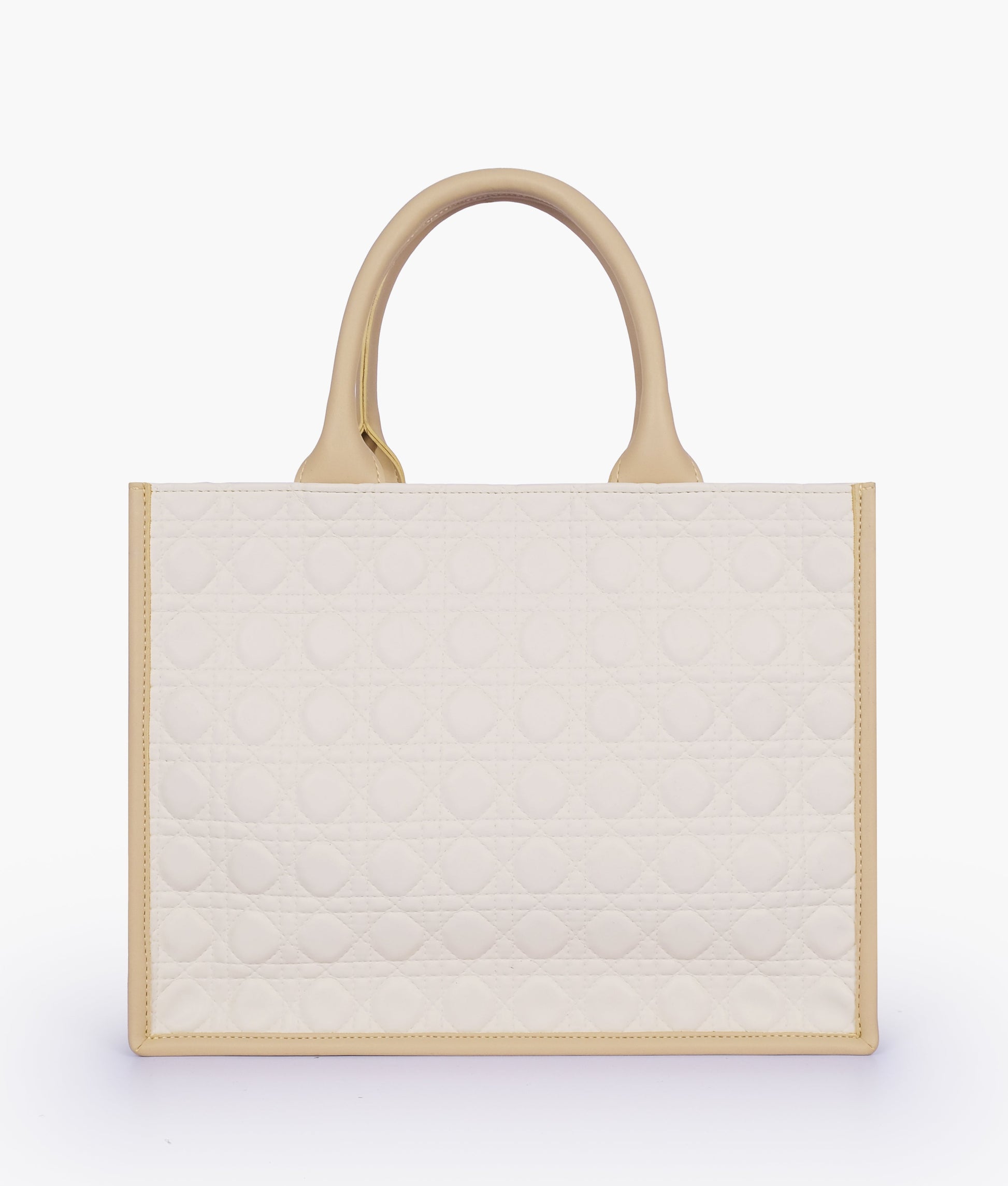 Buy Off-white box tote bag in Pakistan