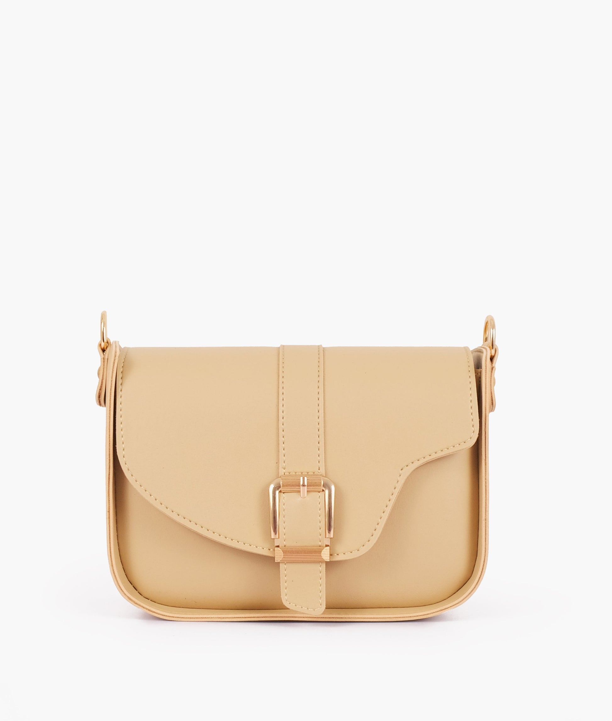 Buy Off-white saddle buckle bag in Pakistan