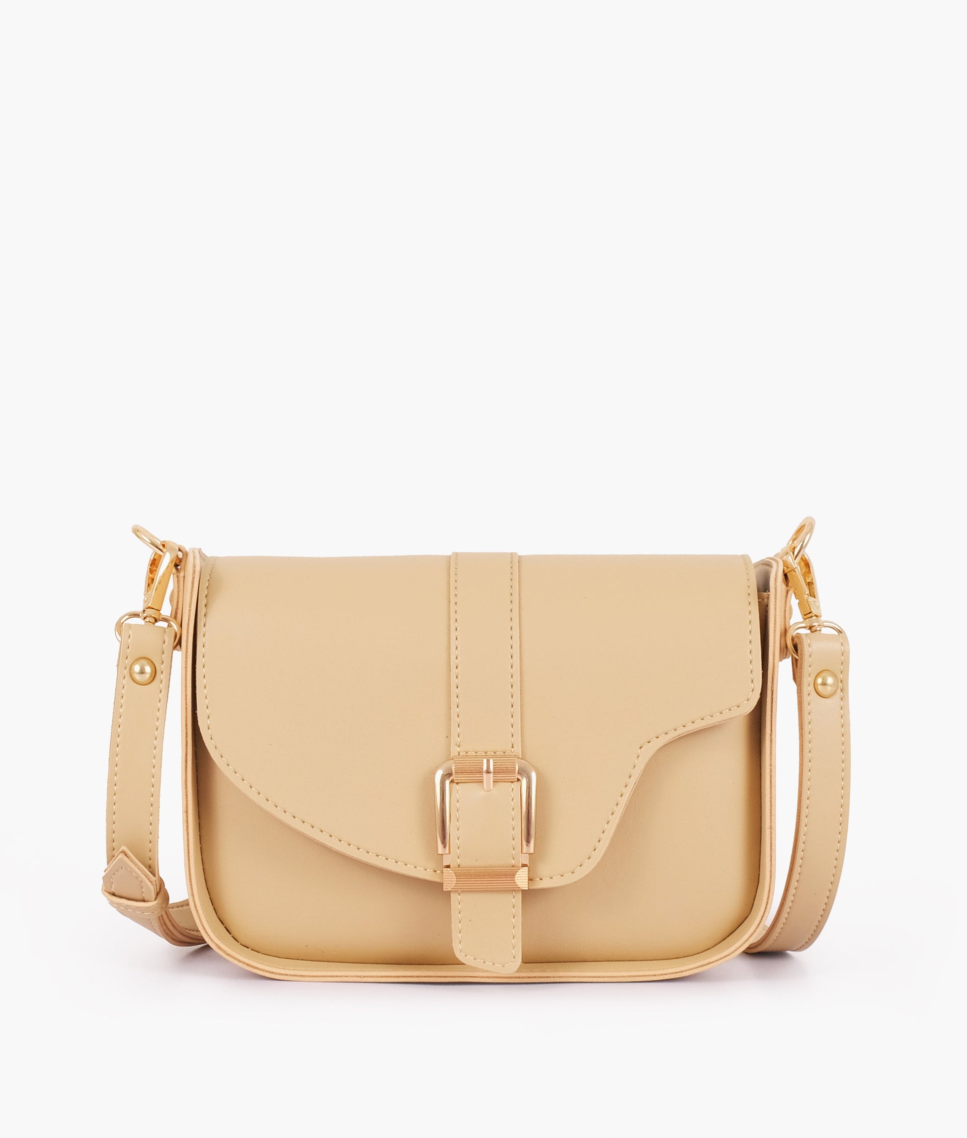 Buy Off-white saddle buckle bag in Pakistan