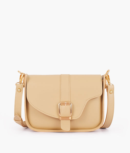 Buy Off-white saddle buckle bag in Pakistan