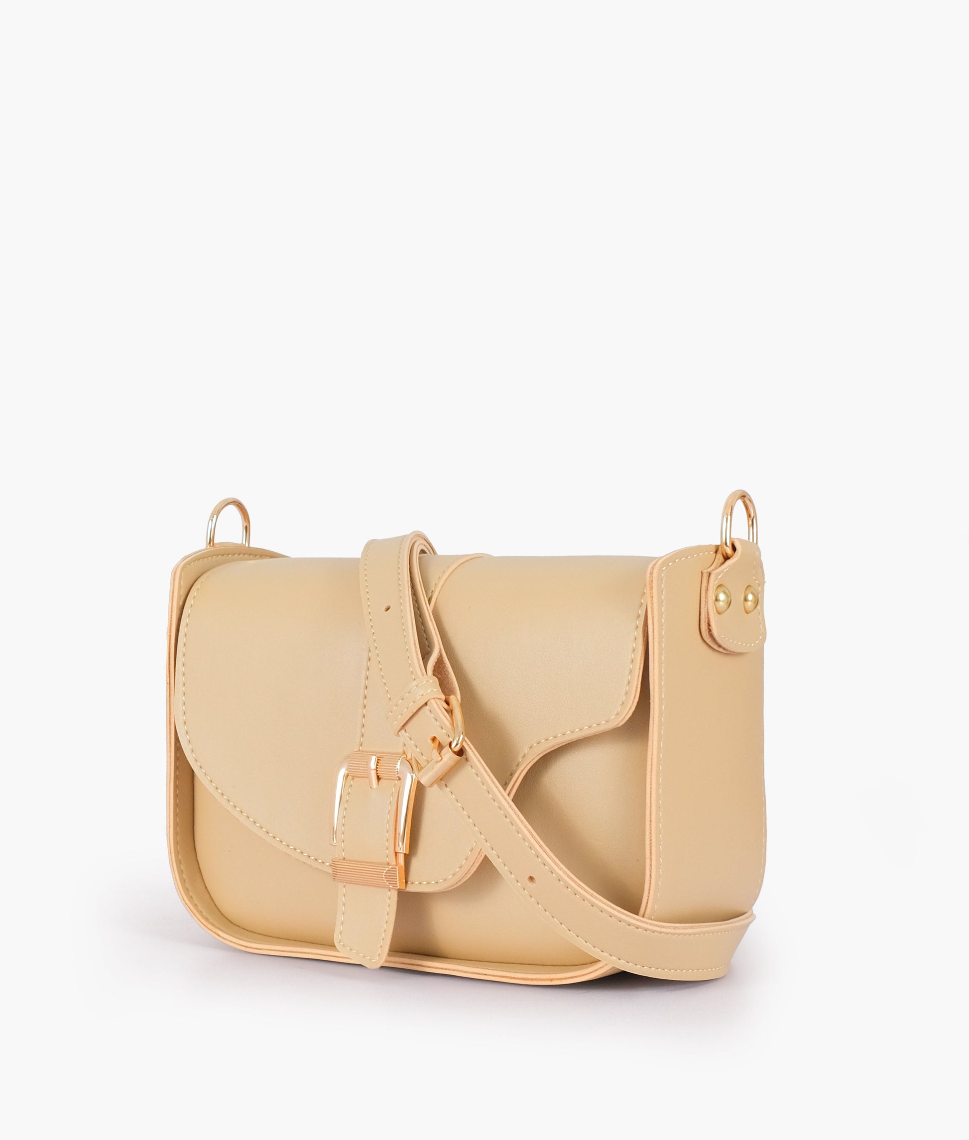 Buy Off-white saddle buckle bag in Pakistan