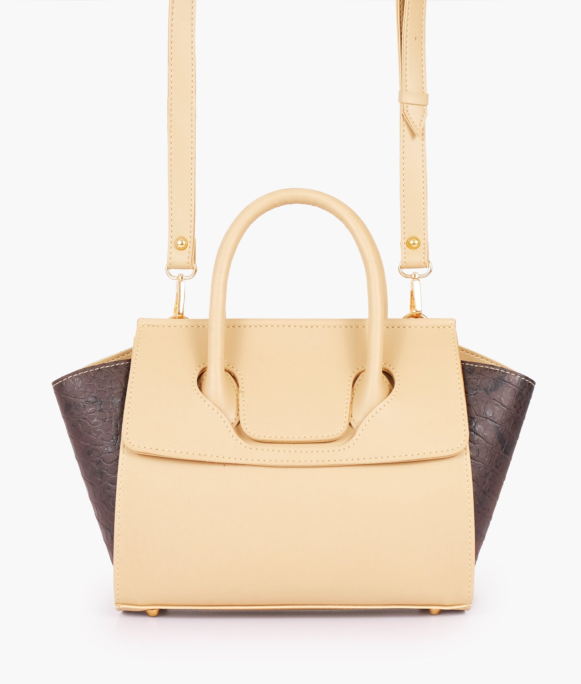 Buy Off-white trapeze handbag in Pakistan