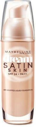 Buy Maybelline Dream Satin Skin SPF24 PA++ Foundation - B00 in Pakistan