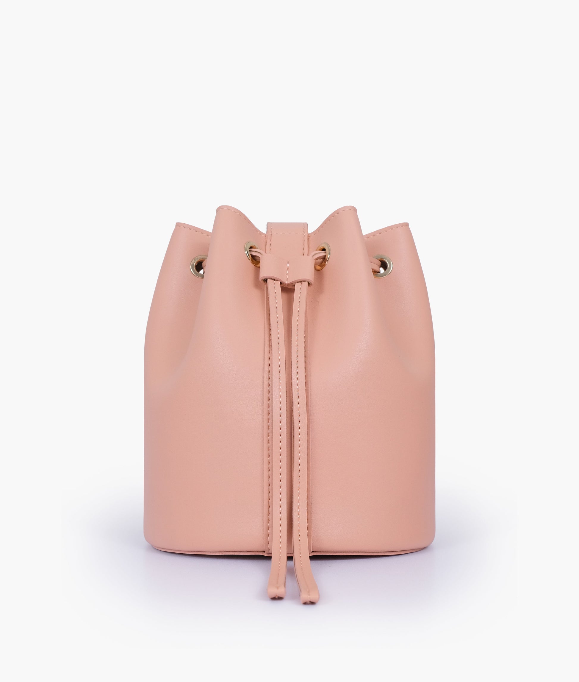 Buy Peach loop handle bucket bag in Pakistan