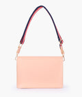 Buy Peach half flap cross-body bag in Pakistan