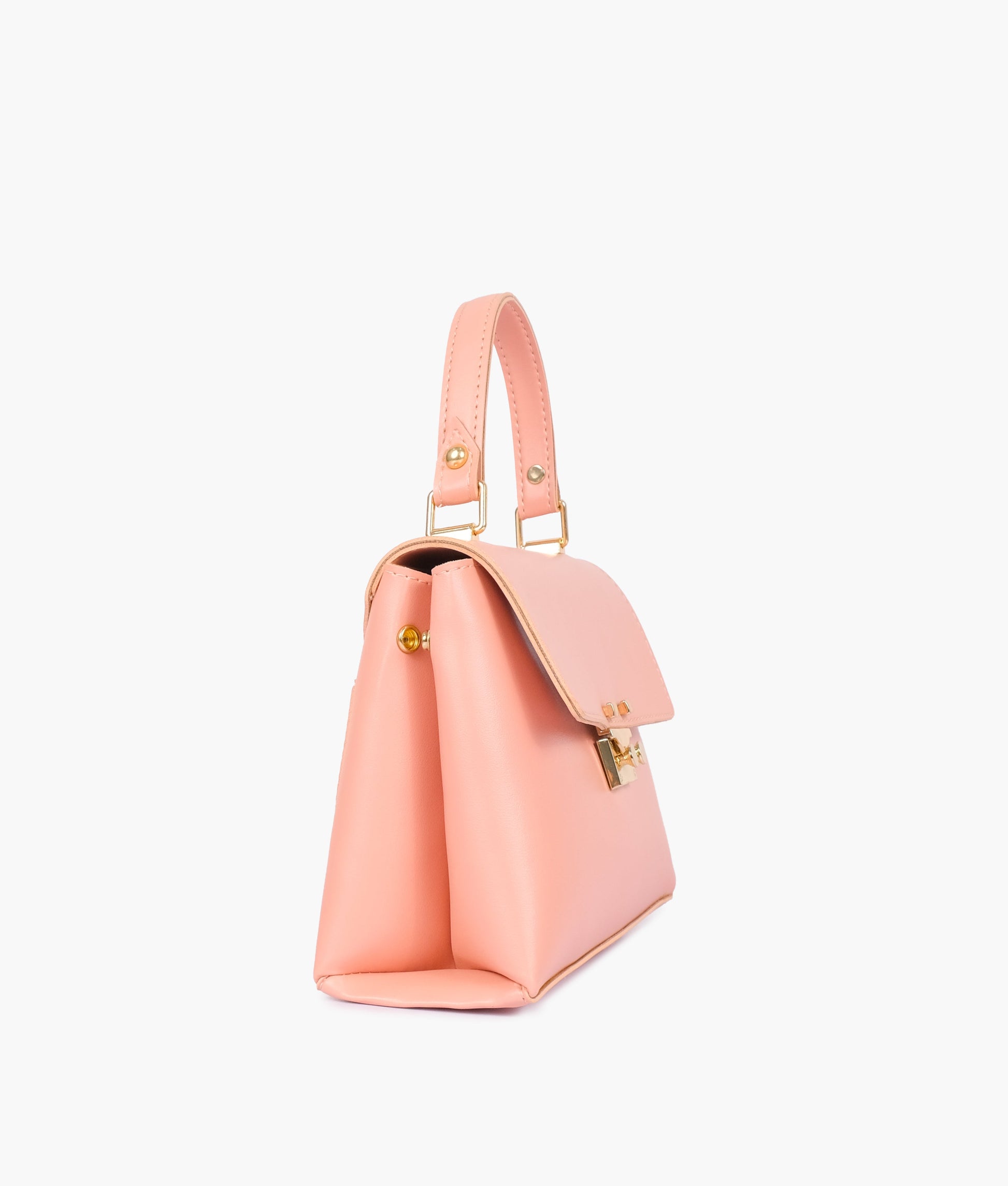 Buy Peach mini top-handle bag in Pakistan