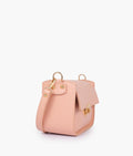 Buy Peach saddle bag with twist lock in Pakistan