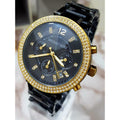 Buy Michael Kors Parker Chronograph Black Dial Black Ion-plated Ladies Watch - Mk6107 in Pakistan