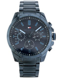 Buy Tommy Hilfiger Mens Chronograph Quartz Stainless Steel Blue Dial 46mm Watch - 1791560 in Pakistan