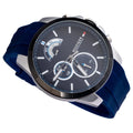 Buy Tommy Hilfiger Mens Quartz Silicone Strap Blue Dial 46mm Watch - 1791350 in Pakistan