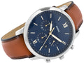 Buy Fossil Neutra Chronograph Blue Dial Brown Leather Strap Watch for Men - FS5453 in Pakistan