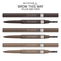 Buy Rimmel London Brow This Way 2in1 Filler & Fixer Light in Pakistan