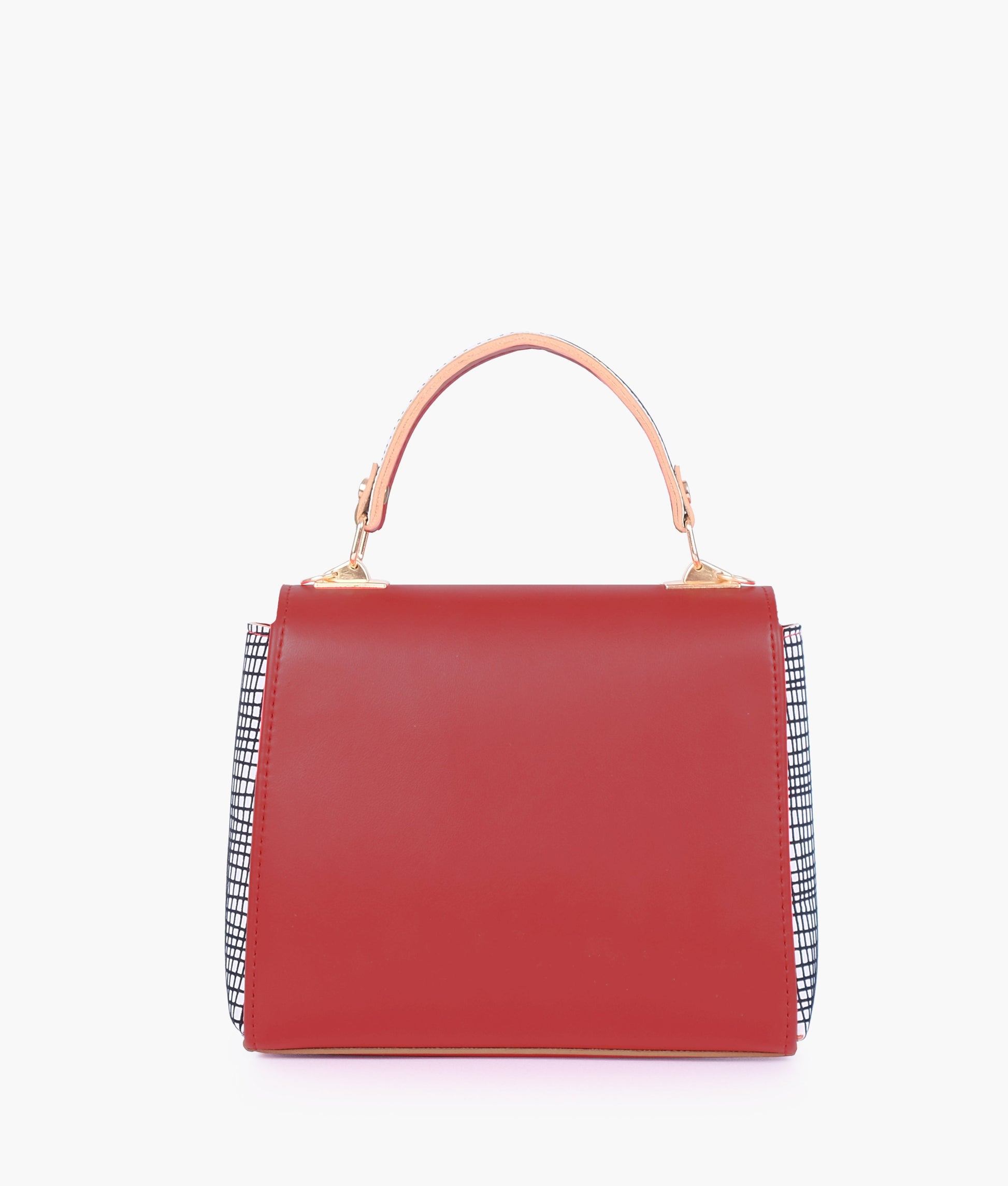 Buy Red criss-cross top-handle bag in Pakistan