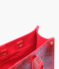 Buy Red on-the-go crocodile handbag in Pakistan