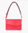 Buy Red half flap cross-body bag in Pakistan