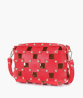 Buy Red rivet cross-body bag in Pakistan