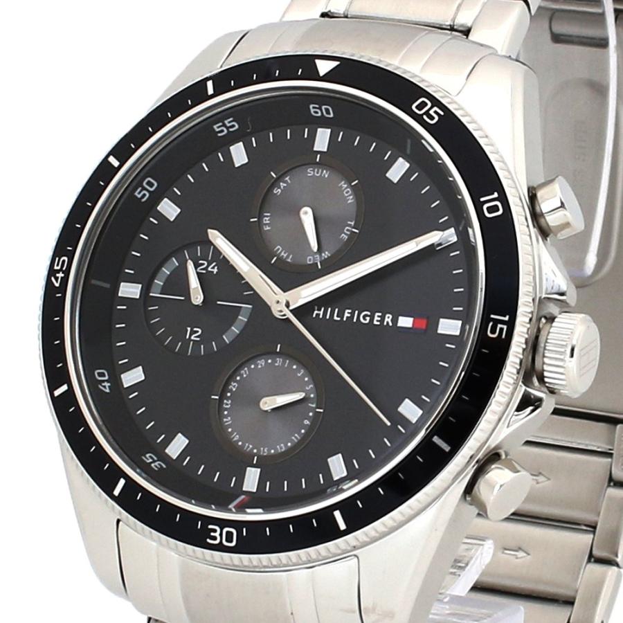 Buy Tommy Hilfiger Mens Quartz Silver Stainless Steel Black Dial 44mm Watch - 1791835 in Pakistan