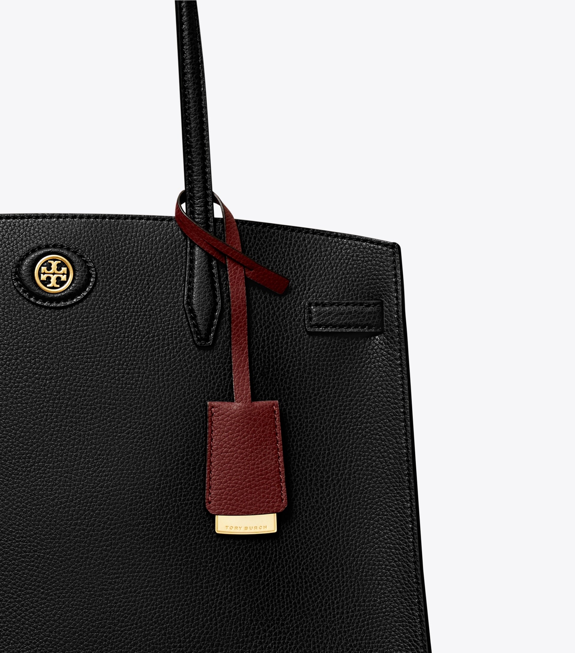 Buy Tory Burch Robinson Satchel Bag For Women - Black in Pakistan