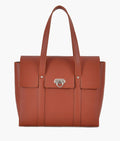 Buy Rust carry-all satchel bag in Pakistan