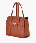 Buy Rust carry-all satchel bag in Pakistan