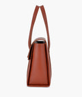 Buy Rust carry-all satchel bag in Pakistan