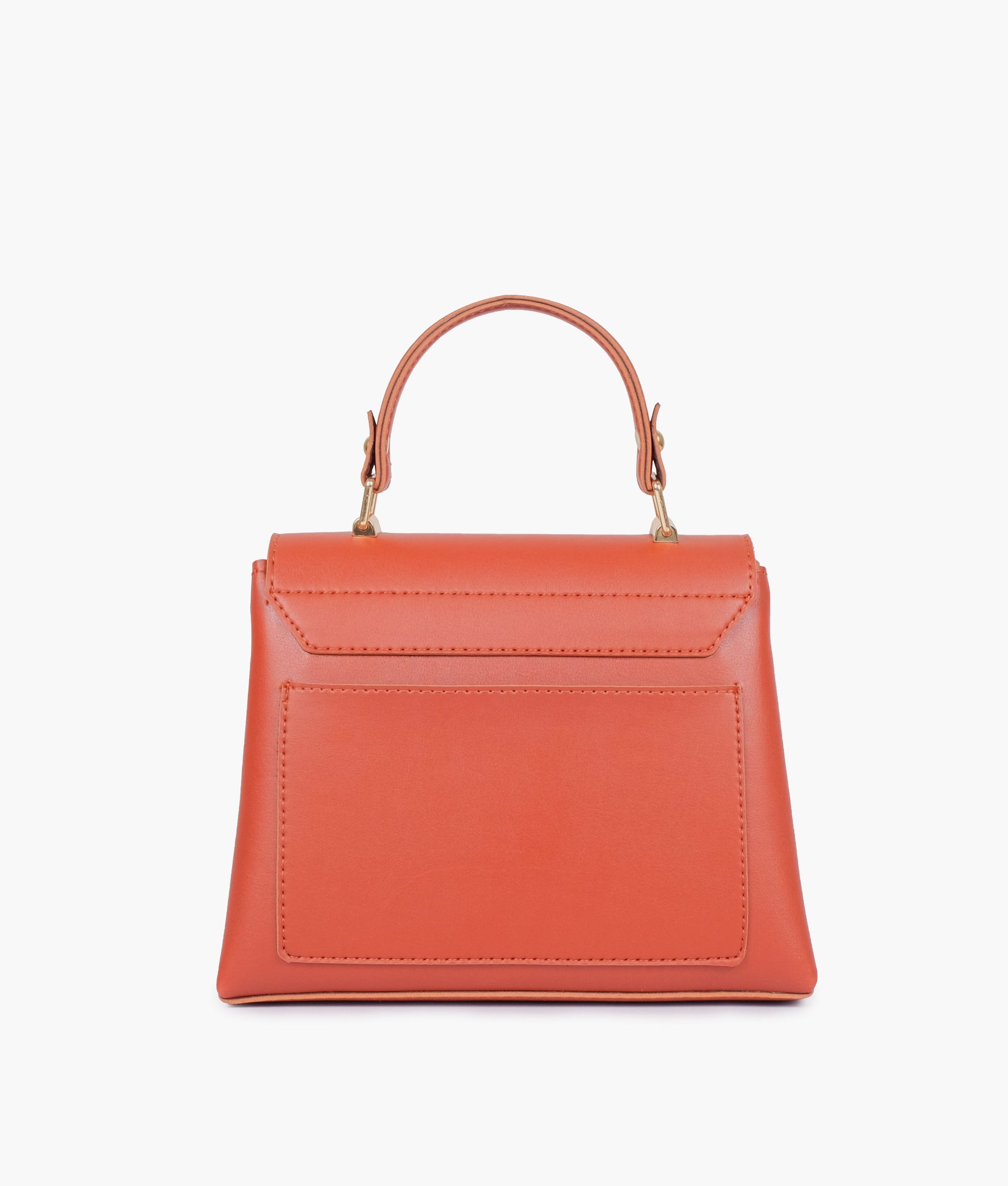 Buy Rust mini top-handle bag in Pakistan