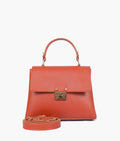 Buy Rust mini top-handle bag in Pakistan