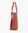 Buy Rust tote bag with detachable pouch in Pakistan