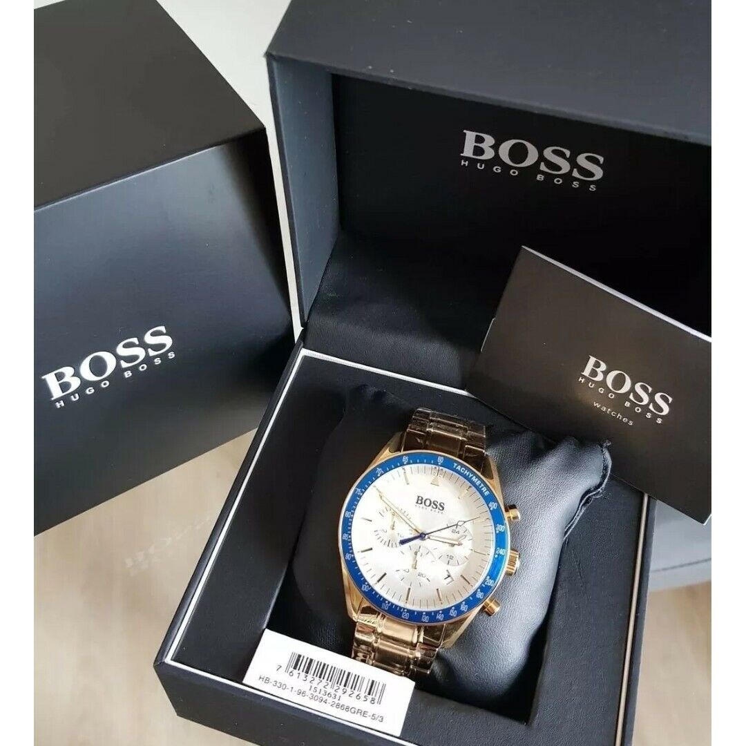 Buy Hugo Boss Mens Quartz Stainless Steel Silver Dial 44mm Watch - 1513631 in Pakistan