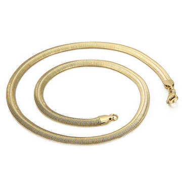 Buy Flat Snake Chain Gold in Pakistan