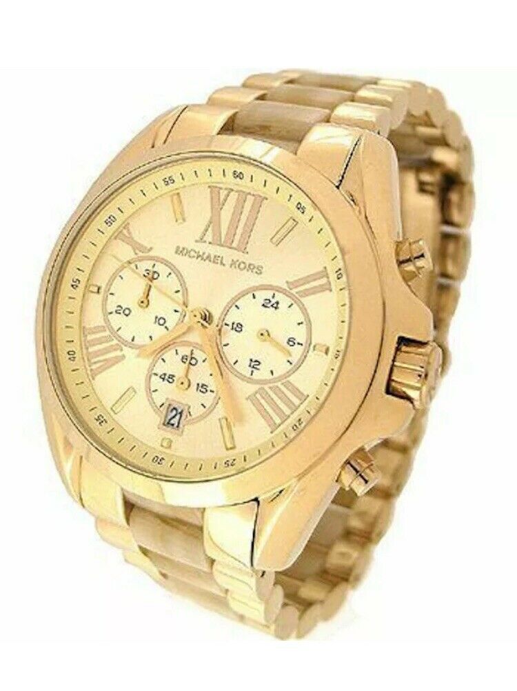 Buy Michael Kors Bradshaw Gold Dial Gold Strap Ladies Watch - Mk5722 in Pakistan