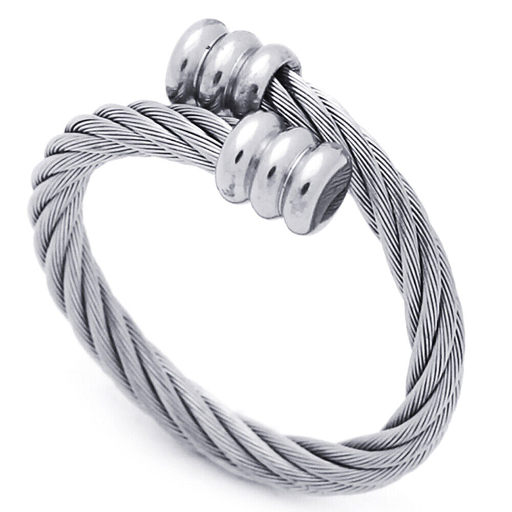 Buy Twisted Cable Wire Ring Silver in Pakistan