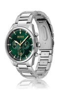 Buy Hugo Boss Mens Quartz Stainless Steel Green Dial 44mm Watch - 1513878 in Pakistan