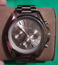 Buy Michael Kors Bradshaw Chronograph Sable Dial Brown Steel Strap Watch for Women  - MK6247 in Pakistan