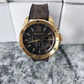 Buy Michael Kors Chronograph Stainless Steel Black Dial Brown Leather Strap Watch for Men - Mk8849 in Pakistan