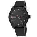 Buy Tommy Hilfiger Mens Quartz Silicone Strap Black Dial 42mm Watch - 1791382 in Pakistan