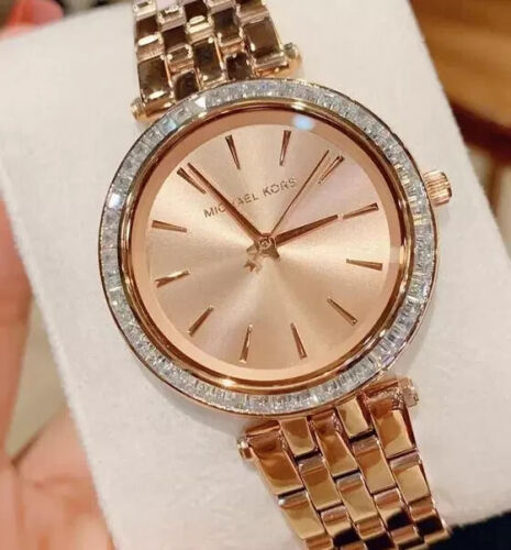 Buy Michael Kors Womens Quartz Stainless Steel Rose Gold Dial 33mm Watch - Mk3366 in Pakistan