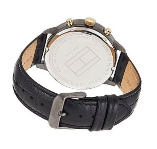 Buy Tommy Hilfiger Mens Quartz Leather Strap Grey Dial 42mm Watch - 1710357 in Pakistan