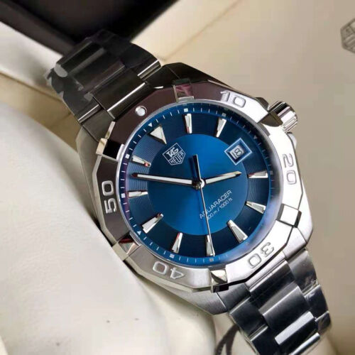 Buy Tag Heuer Aquaracer Blue Dial Silver Steel Strap Watch for Men - WAY1112.BA0928 in Pakistan