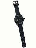 Buy Tommy Hilfiger Mens Quartz Silicone Strap Black Dial 42mm Watch - 1791382 in Pakistan