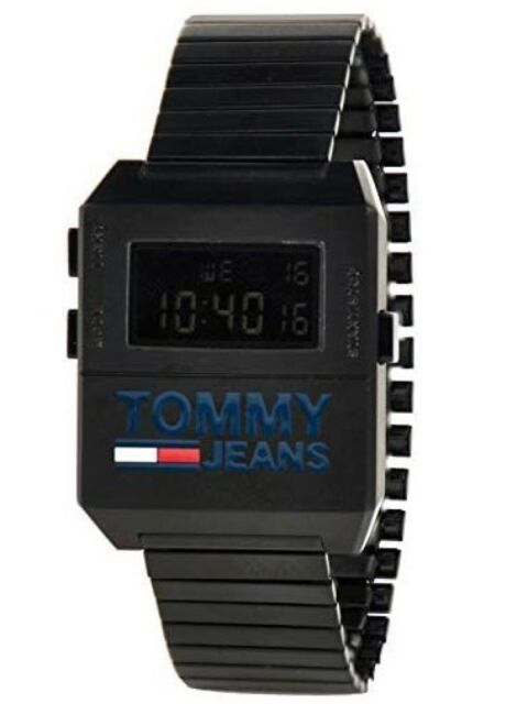 Buy Tommy Hilfiger Mens Digital Stainless Steel Black Dial 32mm Watch - 1791671 in Pakistan