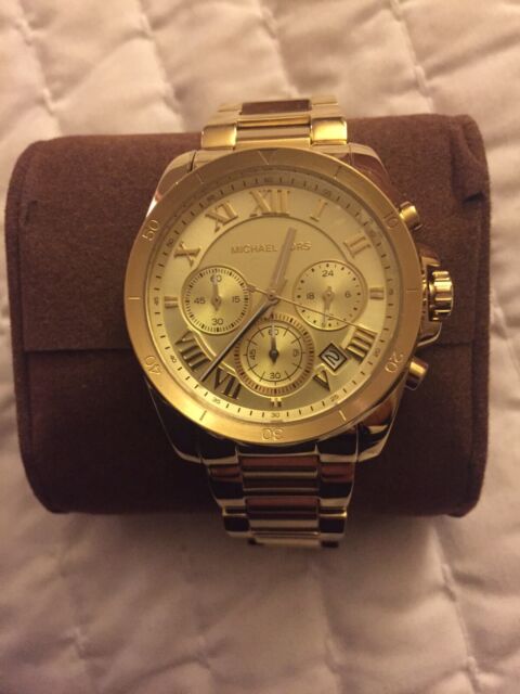 Buy Michael Kors Womens Quartz Chronograph Stainless Steel Gold Dial 40mm Watch - Mk6366 in Pakistan