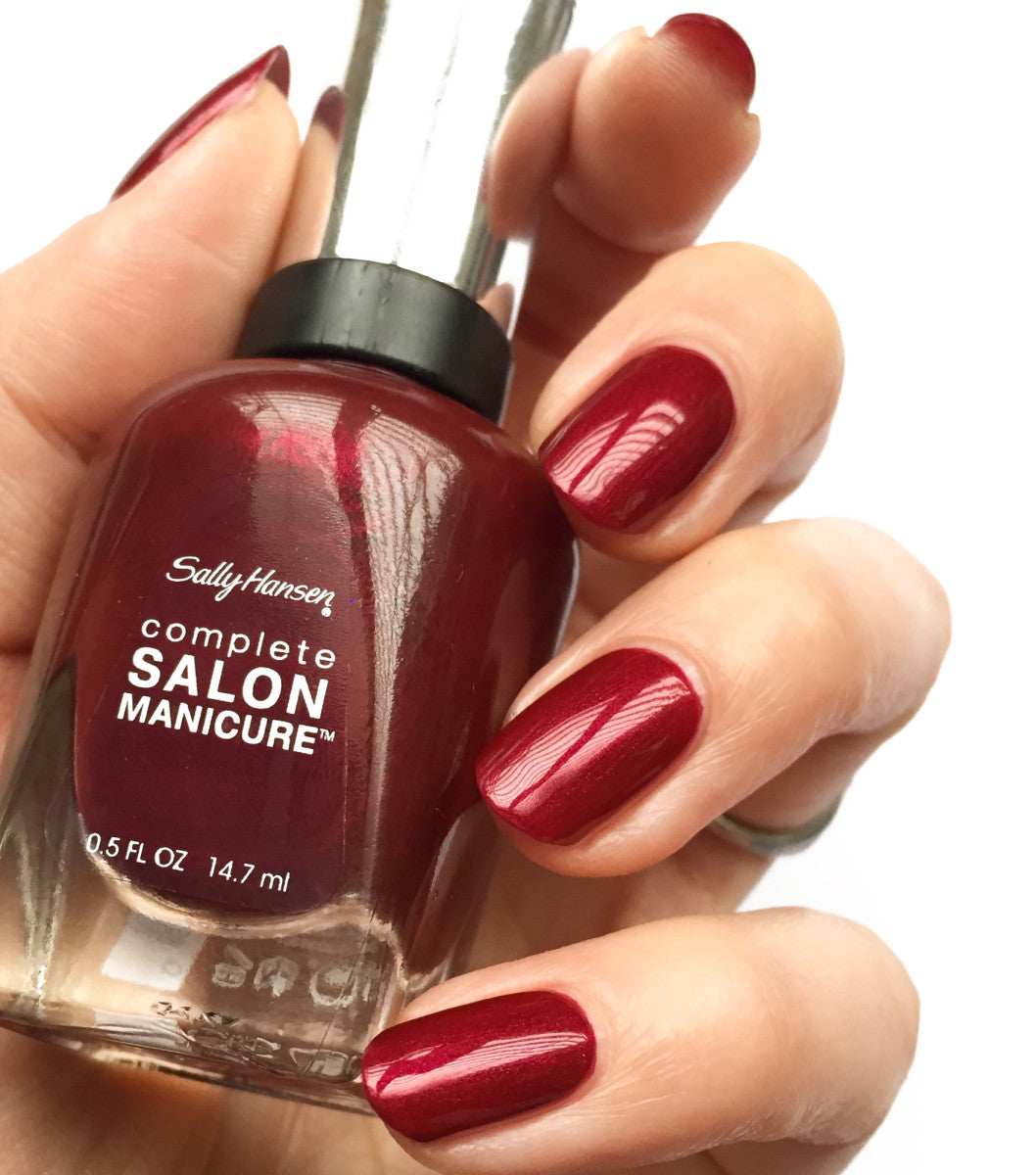 Buy Sally Hansen Salon Manicure Nail Polish - 411 Wine in Pakistan