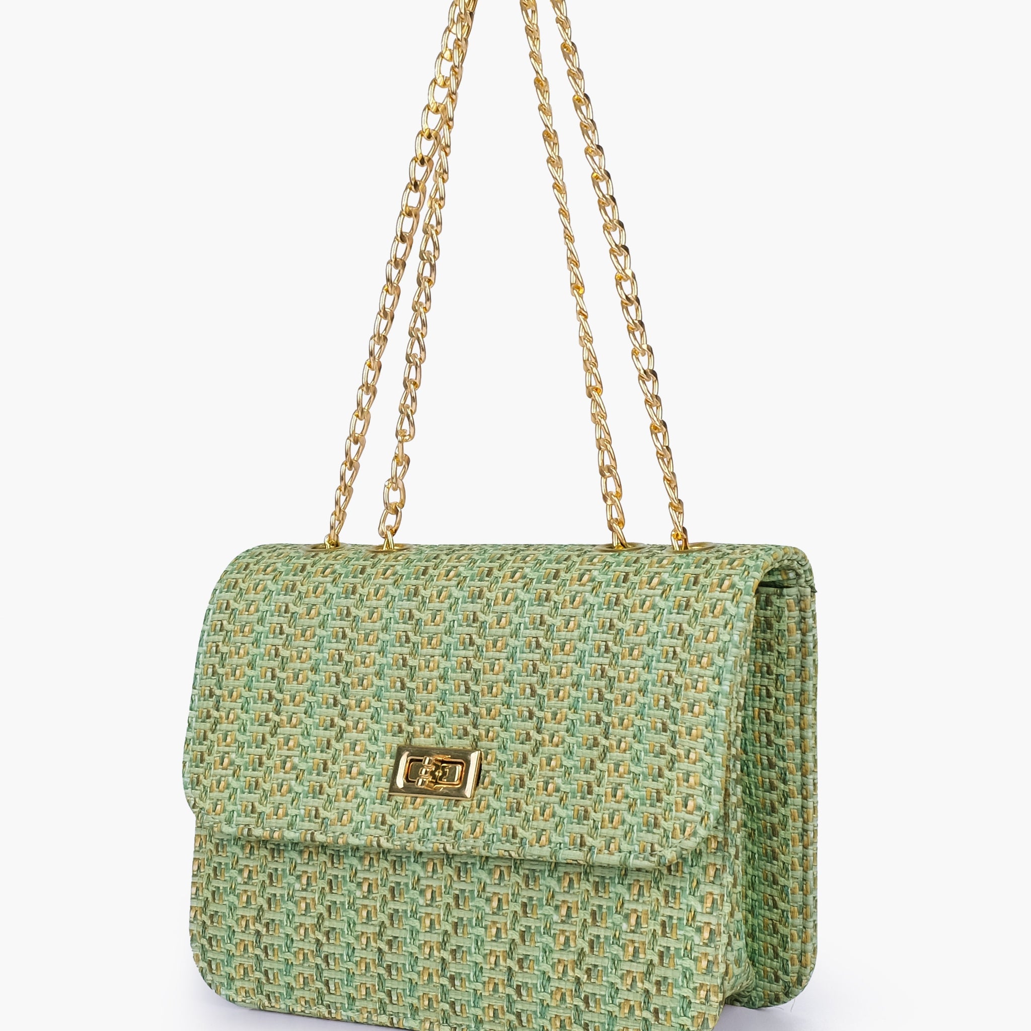 Buy Sea woven chain cross-body bag in Pakistan