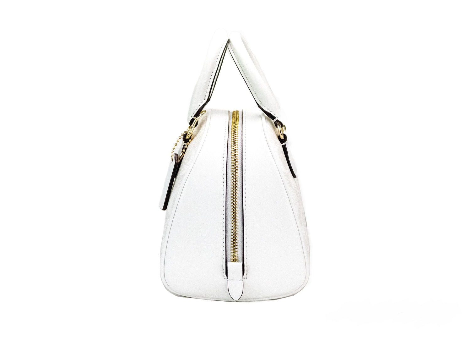 Buy Coach Sydney Chalk White Signature Coated Canvas Satchel Small Bag - White in Pakistan